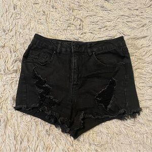 Refuge euc black shorts size 4